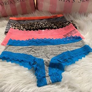 🍃 Victoria Secret PINK Panties 4 pieces